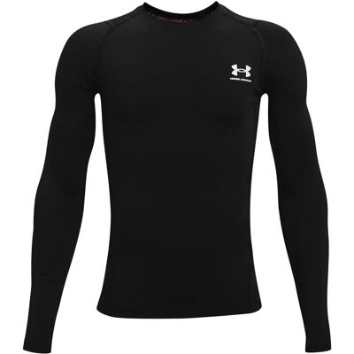 Children'S Functional T-Shirt Under Armour Hg Armour Ls Čierna S Children'S Functional T-Shirt Under Armour Hg Armour Ls Čierna S