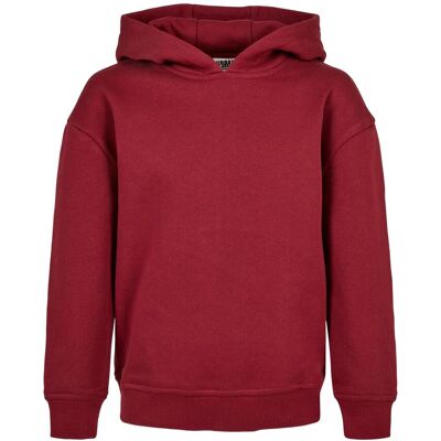 Urban Classics Girls' Organic Hoodie Burgundy Tmavočervená 5-6 Y Urban Classics Girls' Organic Hoodie Burgundy Tmavočervená 5-6 Y