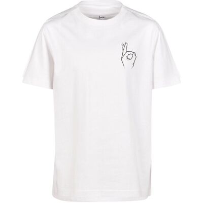 Mister Tee Children'S T-Shirt Easy Sign, White Biela 158-164 Mister Tee Children'S T-Shirt Easy Sign, White Biela 158-164