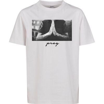 Mister Tee Kids Pray Tee White Šedá 7-8 Y Mister Tee Kids Pray Tee White Šedá 7-8 Y