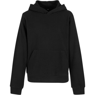 Urban Classics Terry Black Girl'S Hoodie Čierna 146-152 Urban Classics Terry Black Girl'S Hoodie Čierna 146-152