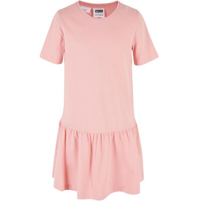 Urban Classics Valance Tee Dress For Girls - Pink Ružová 5-6 Y Urban Classics Valance Tee Dress For Girls - Pink Ružová 5-6 Y