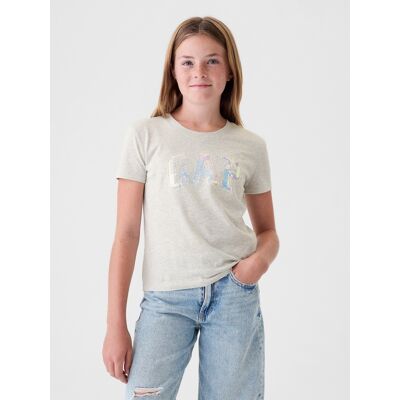 Gap Children'S T-Shirt With Logo - Girls Šedá Xs Gap Children'S T-Shirt With Logo - Girls Šedá Xs