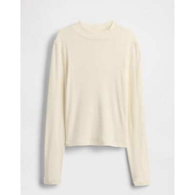 Gap Children'S Ribbed T-Shirt - Girls Krémová L Gap Children'S Ribbed T-Shirt - Girls Krémová L