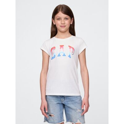 Gap Children'S T-Shirt With Logo - Girls Šedá Xs Gap Children'S T-Shirt With Logo - Girls Šedá Xs