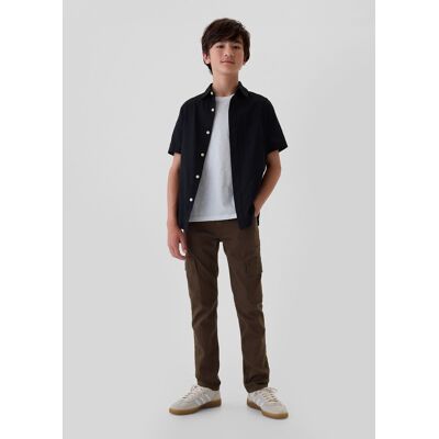 Gap Children'S Slim Cargo Jeans Ultrasoft - Boys Čierna M Gap Children'S Slim Cargo Jeans Ultrasoft - Boys Čierna M