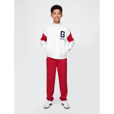 Gap Kids Sweatpants With Logo - Boys Biela L Gap Kids Sweatpants With Logo - Boys Biela L
