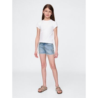 Gap Dievčenské Denim Šortky Biela Xs Gap Dievčenské Denim Šortky Biela Xs