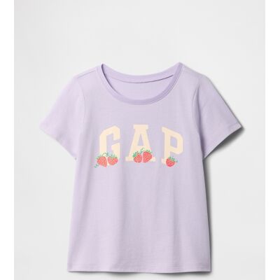 Gap Baby T-Shirt With Logo - Girls Šedá 12-18m Gap Baby T-Shirt With Logo - Girls Šedá 12-18m