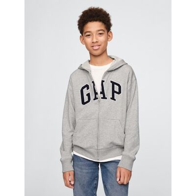 Gap Children'S Sweatshirt With Logo - Boys Šedá M Gap Children'S Sweatshirt With Logo - Boys Šedá M