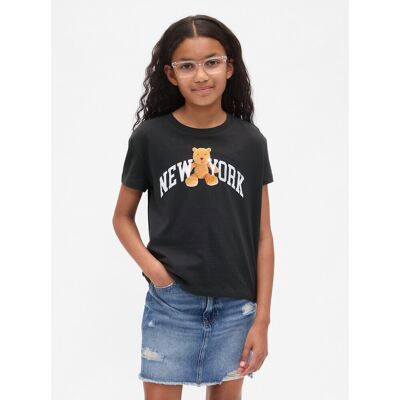 Gap Children'S T-Shirt - Girls Čierna Xs Gap Children'S T-Shirt - Girls Čierna Xs