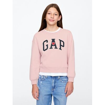Gap Kids Sweatshirt With Logo - Girls Ružová Xs Gap Kids Sweatshirt With Logo - Girls Ružová Xs