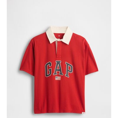 Gap Children'S Polo Shirt Americana - Boys Červená M Gap Children'S Polo Shirt Americana - Boys Červená M