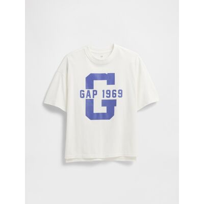 Gap Children'S T-Shirt With Logo - Boys Modrá M Gap Children'S T-Shirt With Logo - Boys Modrá M