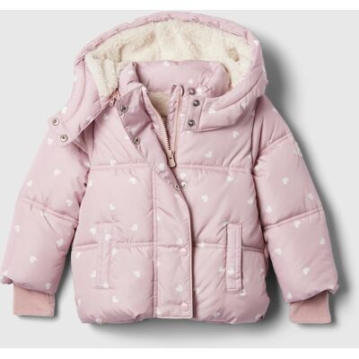 Gap Baby Quilted Waterproof Jacket - Girls Šedá 3yrs Gap Baby Quilted Waterproof Jacket - Girls Šedá 3yrs