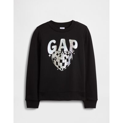 Gap Children'S Sweatshirt With Logo - Girls Čierna M Gap Children'S Sweatshirt With Logo - Girls Čierna M