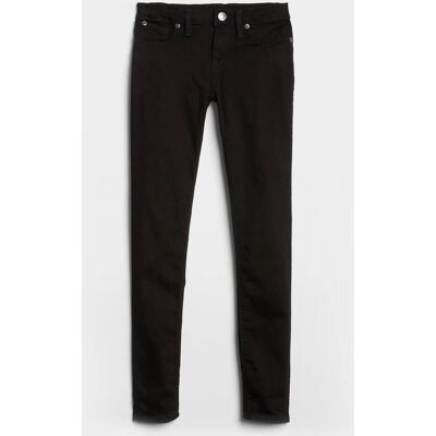 Čierne Dievčenské Skinny Fit Rifle Gap Čierna Xs Čierne Dievčenské Skinny Fit Rifle Gap Čierna Xs