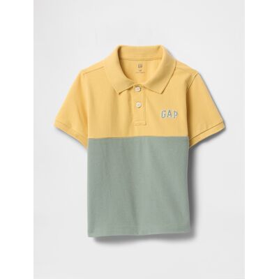 Gap Baby Polo T-Shirt Pique - Boys Krémová 18-24m Gap Baby Polo T-Shirt Pique - Boys Krémová 18-24m