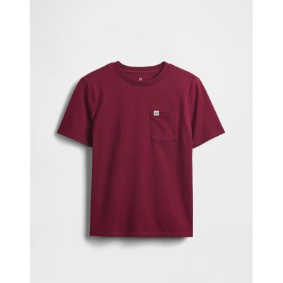 Gap Children'S T-Shirt With Pocket - Boys Tmavočervená M Gap Children'S T-Shirt With Pocket - Boys Tmavočervená M