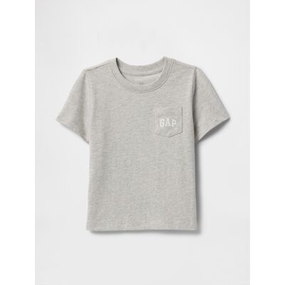 Gap Baby T-Shirt Pocket - Boys Šedá 12-18m Gap Baby T-Shirt Pocket - Boys Šedá 12-18m
