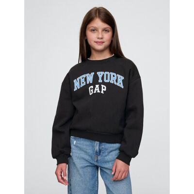 Gap Kids Oversize Sweatshirt With Logo - Girls Čierna S Gap Kids Oversize Sweatshirt With Logo - Girls Čierna S