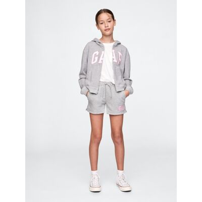 Gap Kids' Logo Shorts - Girls Šedá M Gap Kids' Logo Shorts - Girls Šedá M