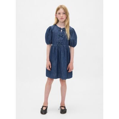 Gap Kids Denim Dress - Girls Modrá M Gap Kids Denim Dress - Girls Modrá M