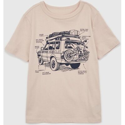 Gap Kids Cotton T-Shirt - Boys Červená S Gap Kids Cotton T-Shirt - Boys Červená S
