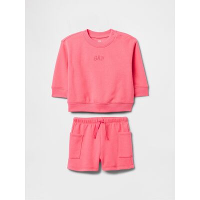Gap Baby Sweatshirt Set - Boys Ružová 6-12m Gap Baby Sweatshirt Set - Boys Ružová 6-12m