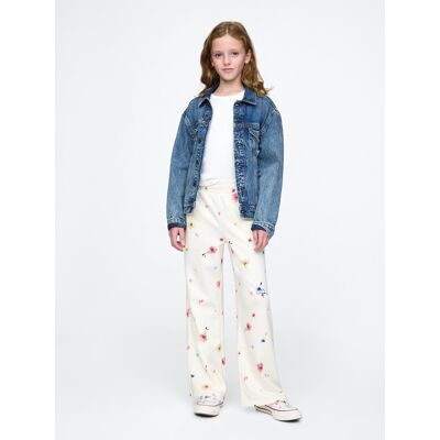 Gap Children'S Wide Sweatpants - Girls Biela M Gap Children'S Wide Sweatpants - Girls Biela M