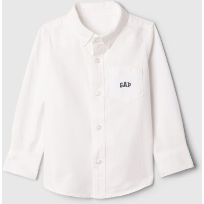 Gap Baby Shirt With Oxford Logo - Boys Biela 2yrs Gap Baby Shirt With Oxford Logo - Boys Biela 2yrs