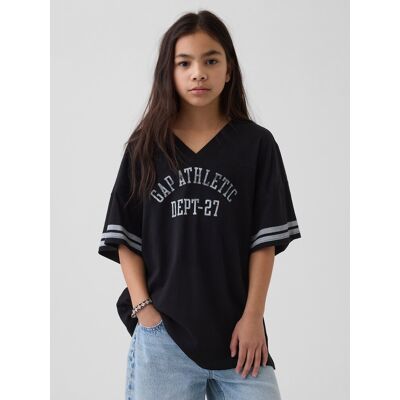 Detské Oversize Tričko Gap Athletic Čierna S Detské Oversize Tričko Gap Athletic Čierna S