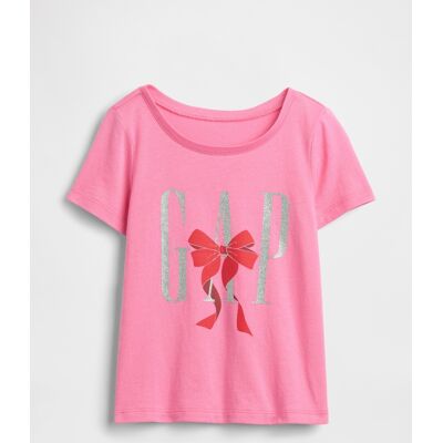 Gap Baby T-Shirt With Logo - Girls Šedá 12-18m Gap Baby T-Shirt With Logo - Girls Šedá 12-18m