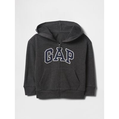 Gap Baby Sweatshirt With Logo - Boys Šedá 18-24m Gap Baby Sweatshirt With Logo - Boys Šedá 18-24m