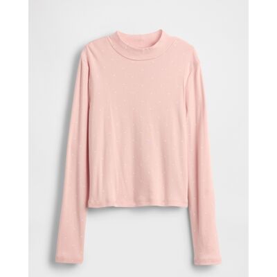 Gap Children'S Ribbed T-Shirt - Girls Ružová M Gap Children'S Ribbed T-Shirt - Girls Ružová M