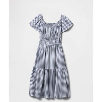 Gap Children'S Midi Dress - Girls Šedá M Gap Children'S Midi Dress - Girls Šedá M