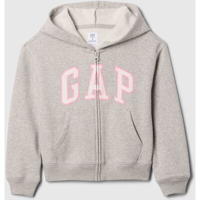 Gap Children'S Sweatshirt With Logo - Girls Šedá Xs Gap Children'S Sweatshirt With Logo - Girls Šedá Xs