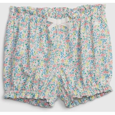 Modro-Krémové Dievčenské Kvetované Šortky Gap Šedá 12-18m Modro-Krémové Dievčenské Kvetované Šortky Gap Šedá 12-18m