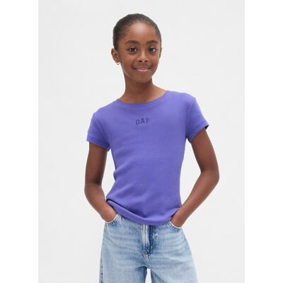 Gap Children'S Ribbed T-Shirt - Girls Svetlomodrá Xs Gap Children'S Ribbed T-Shirt - Girls Svetlomodrá Xs