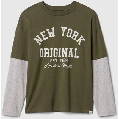Gap Athletic Kids T-Shirt - Boys Kaki Xl Gap Athletic Kids T-Shirt - Boys Kaki Xl