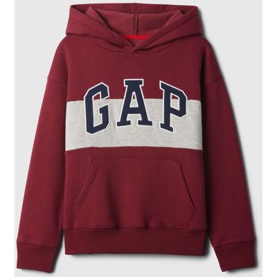 Gap Kids Sweatshirt With Logo - Boys Tmavočervená S Gap Kids Sweatshirt With Logo - Boys Tmavočervená S