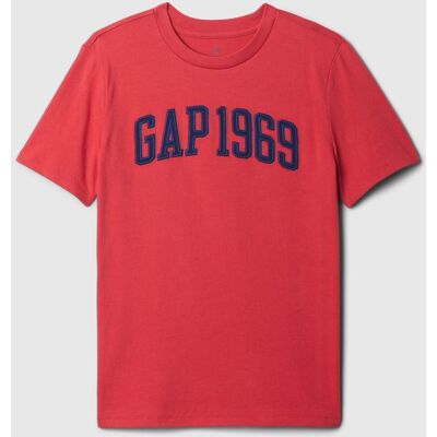 Červené Chlapčenské Tričko S Logom Gap Fuchsiová Xs Červené Chlapčenské Tričko S Logom Gap Fuchsiová Xs