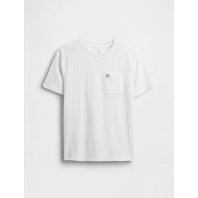 Gap Children'S T-Shirt With Pocket - Boys Biela Xl Gap Children'S T-Shirt With Pocket - Boys Biela Xl