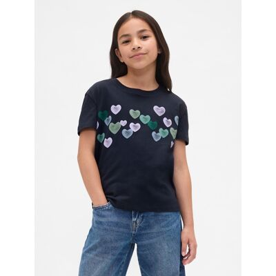 Gap Children'S T-Shirt - Girls Čierna Xs Gap Children'S T-Shirt - Girls Čierna Xs