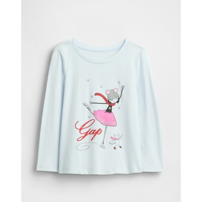 Gap Baby T-Shirt With Logo - Girls Svetlomodrá 2yrs Gap Baby T-Shirt With Logo - Girls Svetlomodrá 2yrs