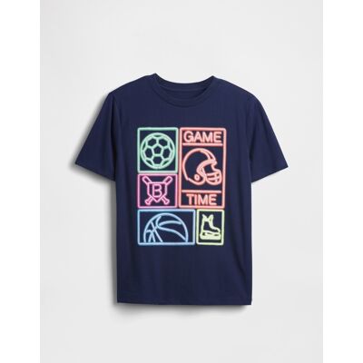 Gap Children'S T-Shirt - Boys Modrá Xs Gap Children'S T-Shirt - Boys Modrá Xs