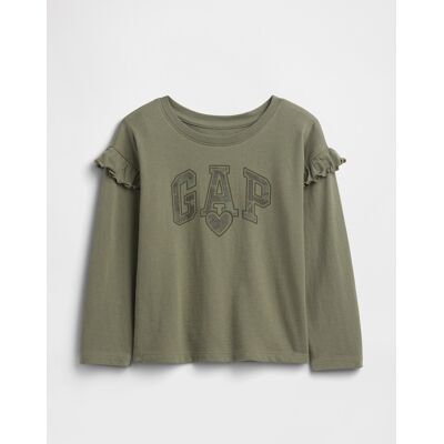 Gap Baby T-Shirt With Logo - Girls Kaki 18-24m Gap Baby T-Shirt With Logo - Girls Kaki 18-24m