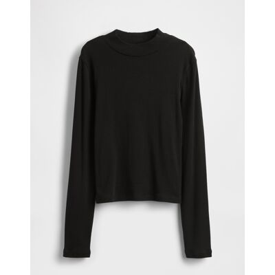Gap Children'S Ribbed T-Shirt - Girls Čierna M Gap Children'S Ribbed T-Shirt - Girls Čierna M