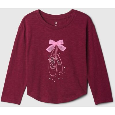 Gap Baby T-Shirt - Girls Tmavočervená 12-18m Gap Baby T-Shirt - Girls Tmavočervená 12-18m