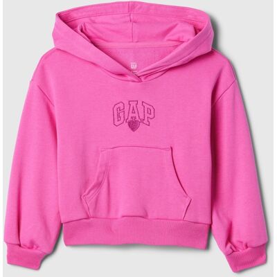Gap Baby Sweatshirt With Logo - Girls Fuchsiová 4yrs Gap Baby Sweatshirt With Logo - Girls Fuchsiová 4yrs